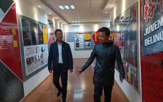 丽江市教育体育局专职副书记一行莅临我校检查指导工作(图4)
