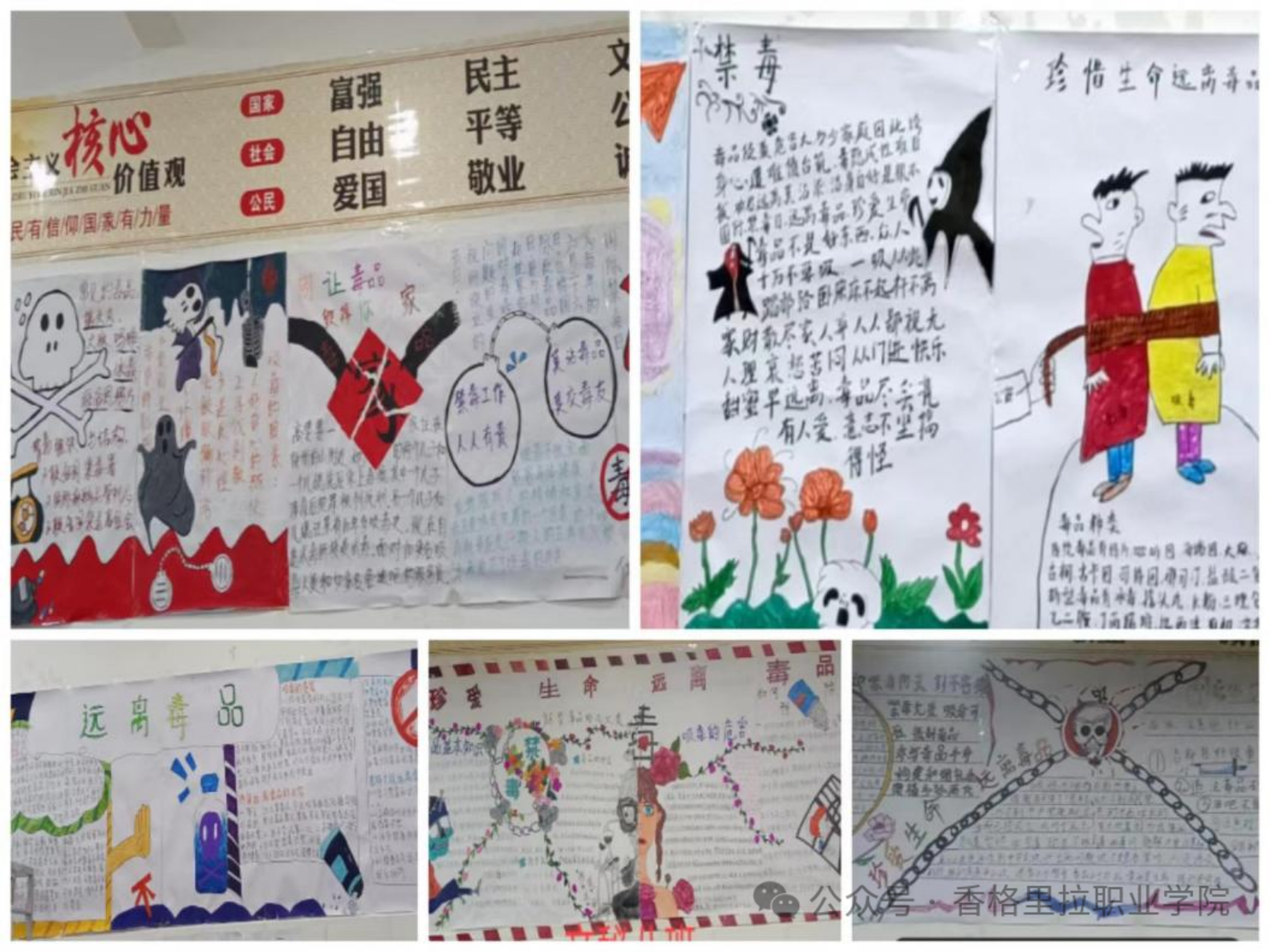 学院（校）组织开展6·26国际禁毒日系列主题宣传教育活动(图1)